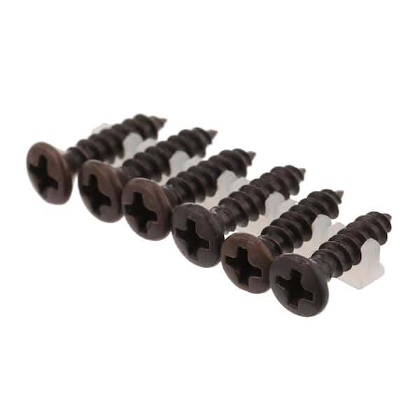 Everbilt 3-1/2 in. x 15 in. Oil-Rubbed Bronze Push Plate 14246