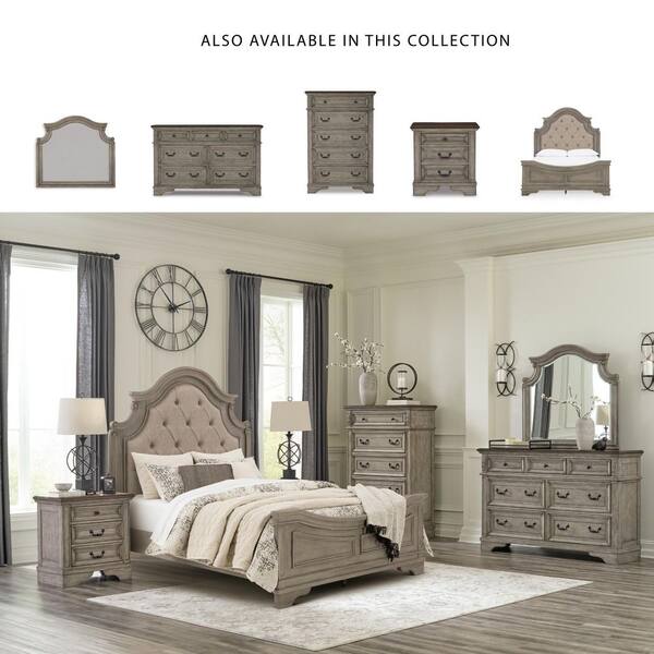 Signature DESIGN BY ASHLEY Lodenbay Gray 7 Drawer 64 in. Dresser