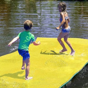 Aqua Lily Pad 16 ft. All American 3-Layer Water Playground Floating Foam  Island USA16 - The Home Depot