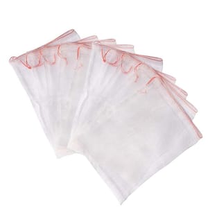 6 in. x 4 in. Insect Netting Barrier Bag Bird Mosquito Net Garden Netting - Protect Plant/Flowers( 10-Pieces)