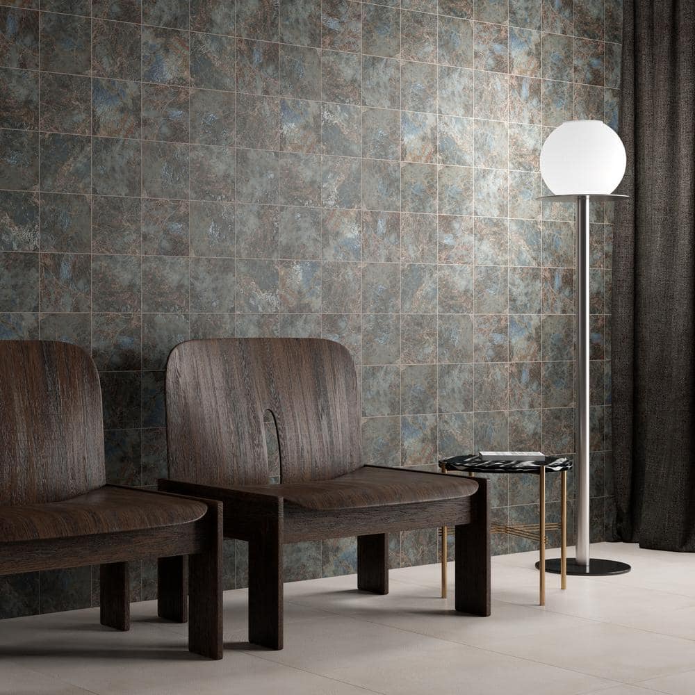 Labradorite 8" x 8" Matte Porcelain Wall and Floor Tile