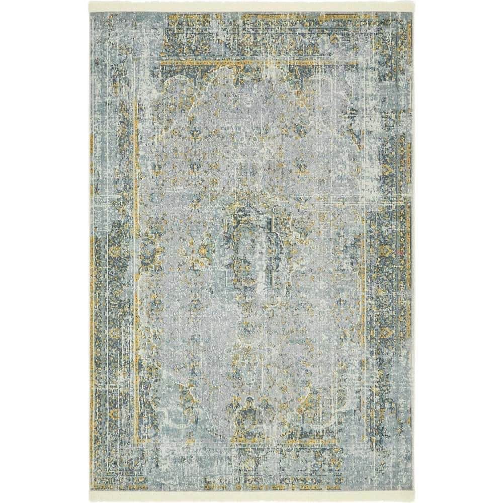 Baracoa Fidel Gray 4' 3 x 6' 0 Area Rug price history on PriceWatchPro
