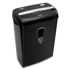 8-Sheet Cross-Cut Paper/Credit Card Shredder with Basket and LED Indicator Lights for Home, Office