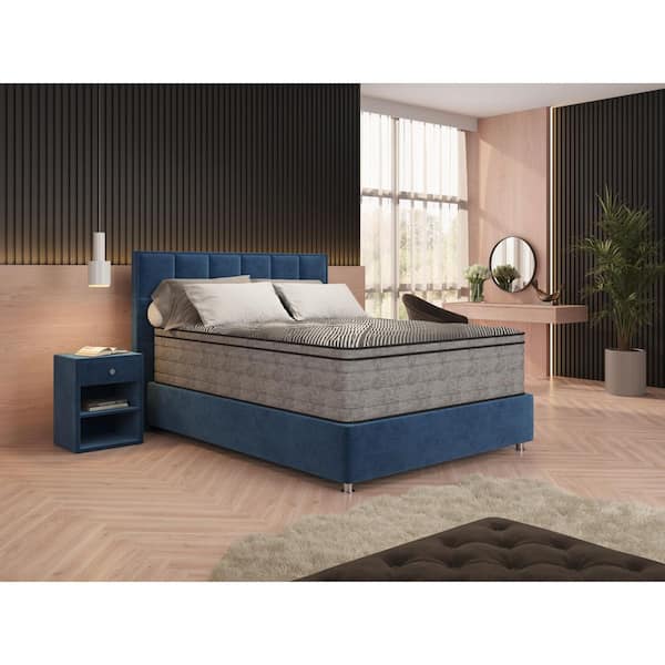Classic Series Twin XL Plush Foam and Spring 15 in. Bed-in-a-Box Mattress