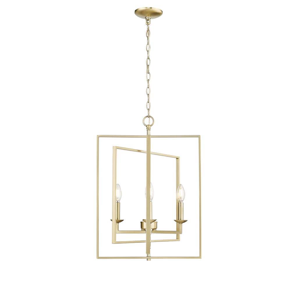 Nellis 4-Light 20 in. Modern Gold Pendant-Light price history on PriceWatchPro