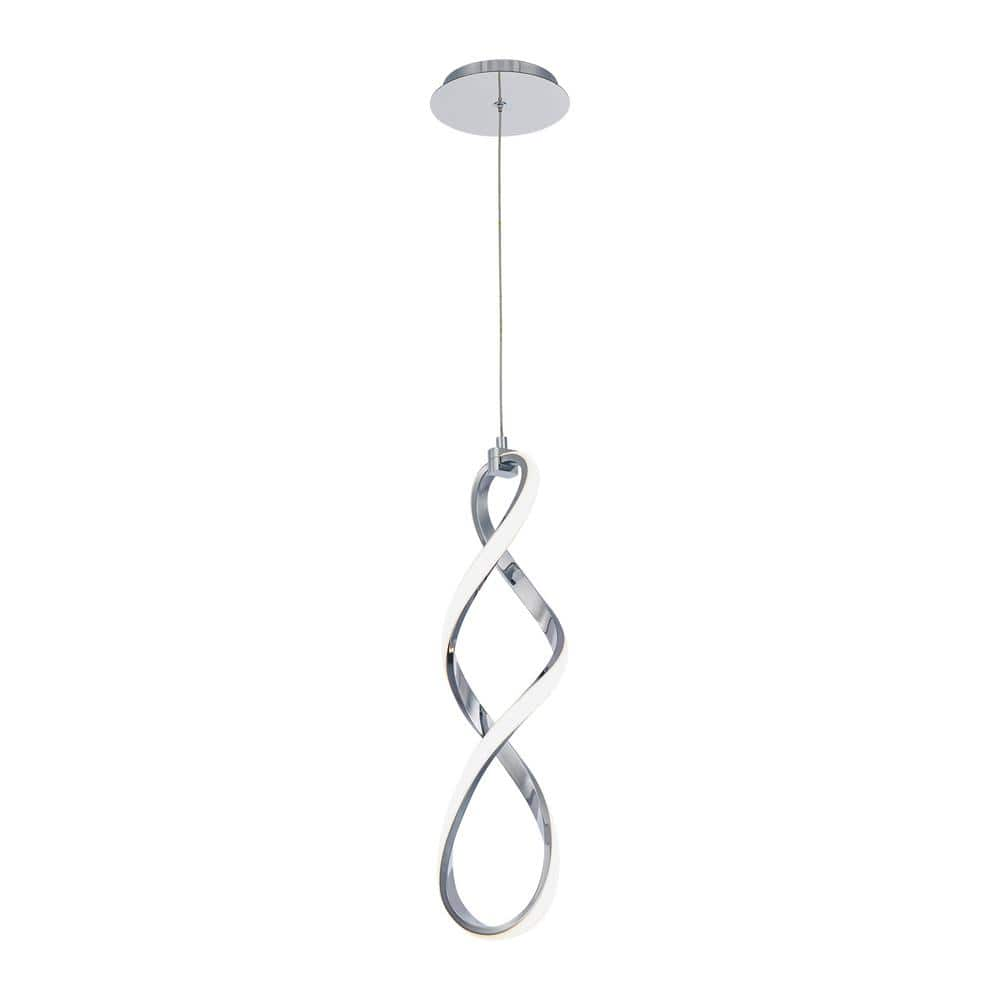 WAC Lighting Interlace 21  LED 3000K Contemporary Aluminum Pendant in Chrome