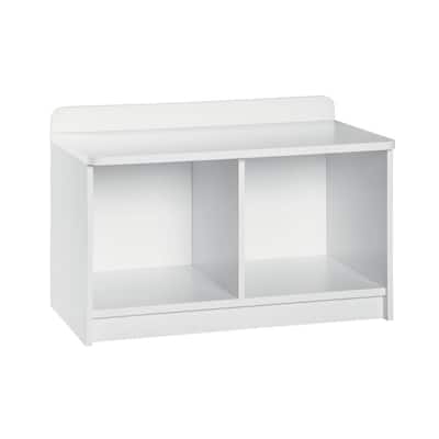 ClosetMaid KidSpace 40 in. W x 29 in. H White 2-Cube 2-Shelf Storage ...
