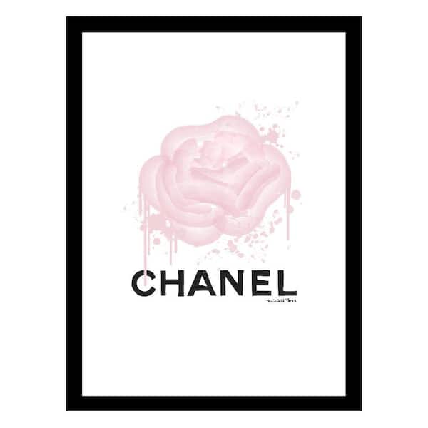 VENICE BEACH Collections Fashion Flower by Fairchild Paris 1 Piece Framed Graphic Print Abstract Poster Art Print 18 in. x 14 in.