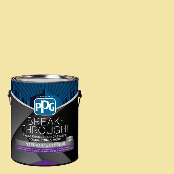 Break-Through! 1 gal. PPG1214-4 Butterfly Bush Satin Door, Trim & Cabinet Paint