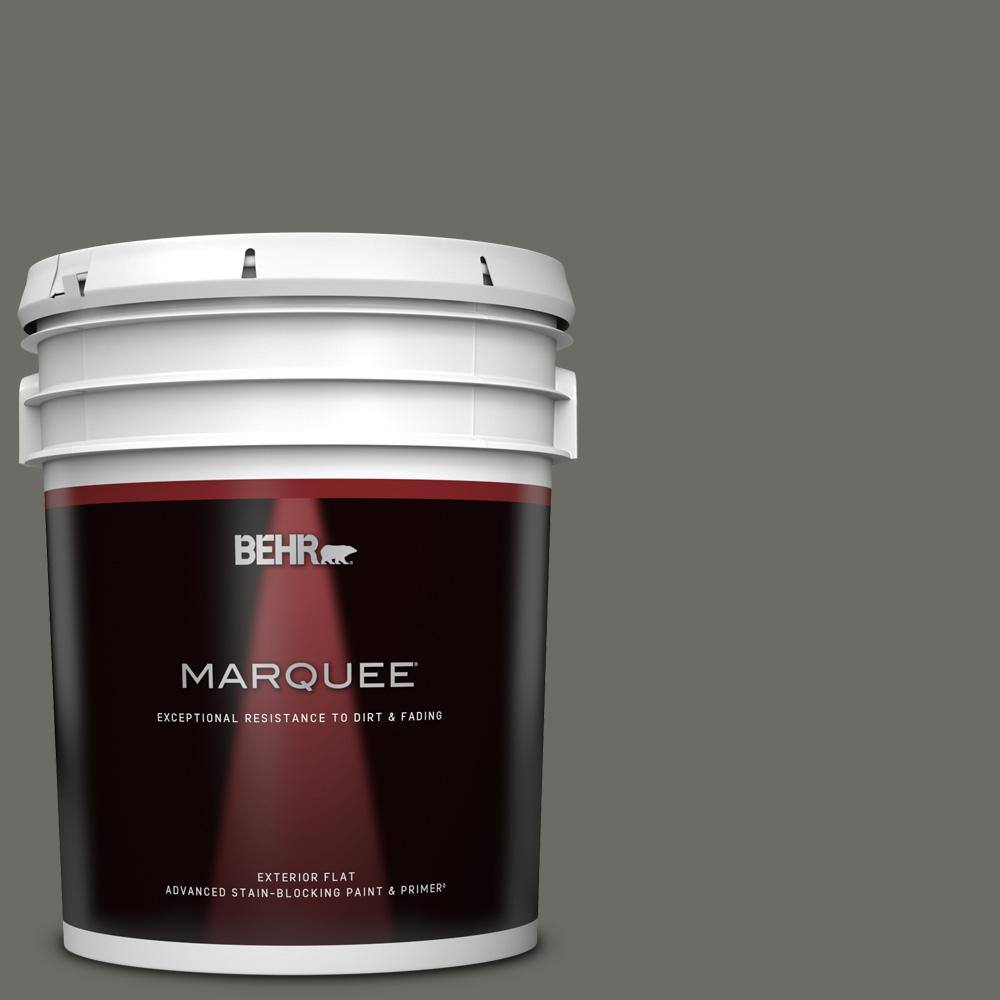 BEHR MARQUEE 5 gal. PPU1818 Mined Coal Flat Exterior