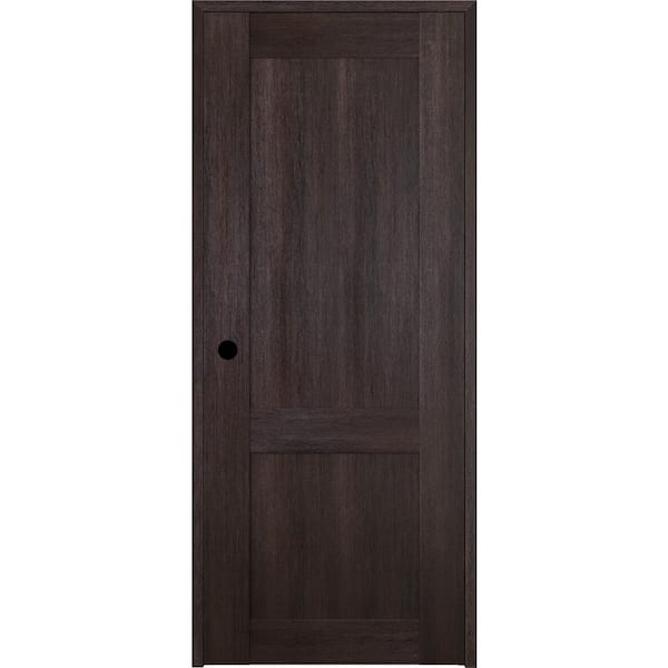 Belldinni Vona 07 R 18 in. x 80 in. Right-Hand Solid Core Veralinga Oak Prefinished Textured Wood Single Prehung Interior Door