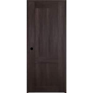 Vona 07 R 24 in. x 80 in. Right-Hand Solid Core Veralinga Oak Prefinished Textured Wood Single Prehung Interior Door