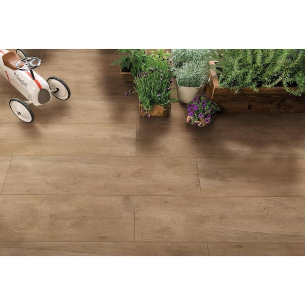 MSI Lucas Betulla 2 cm. x 12 in. x 48 in. Matte Porcelain Wood Look Paver Tile (56 sq. ft. / pallet)