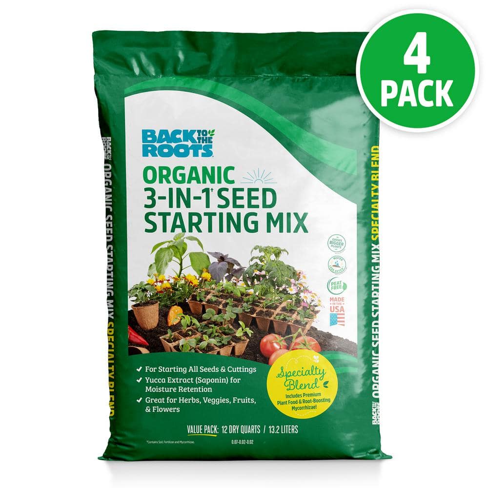 Back to The Roots Organic & Plantable Seed Starting Pots (24 ct)