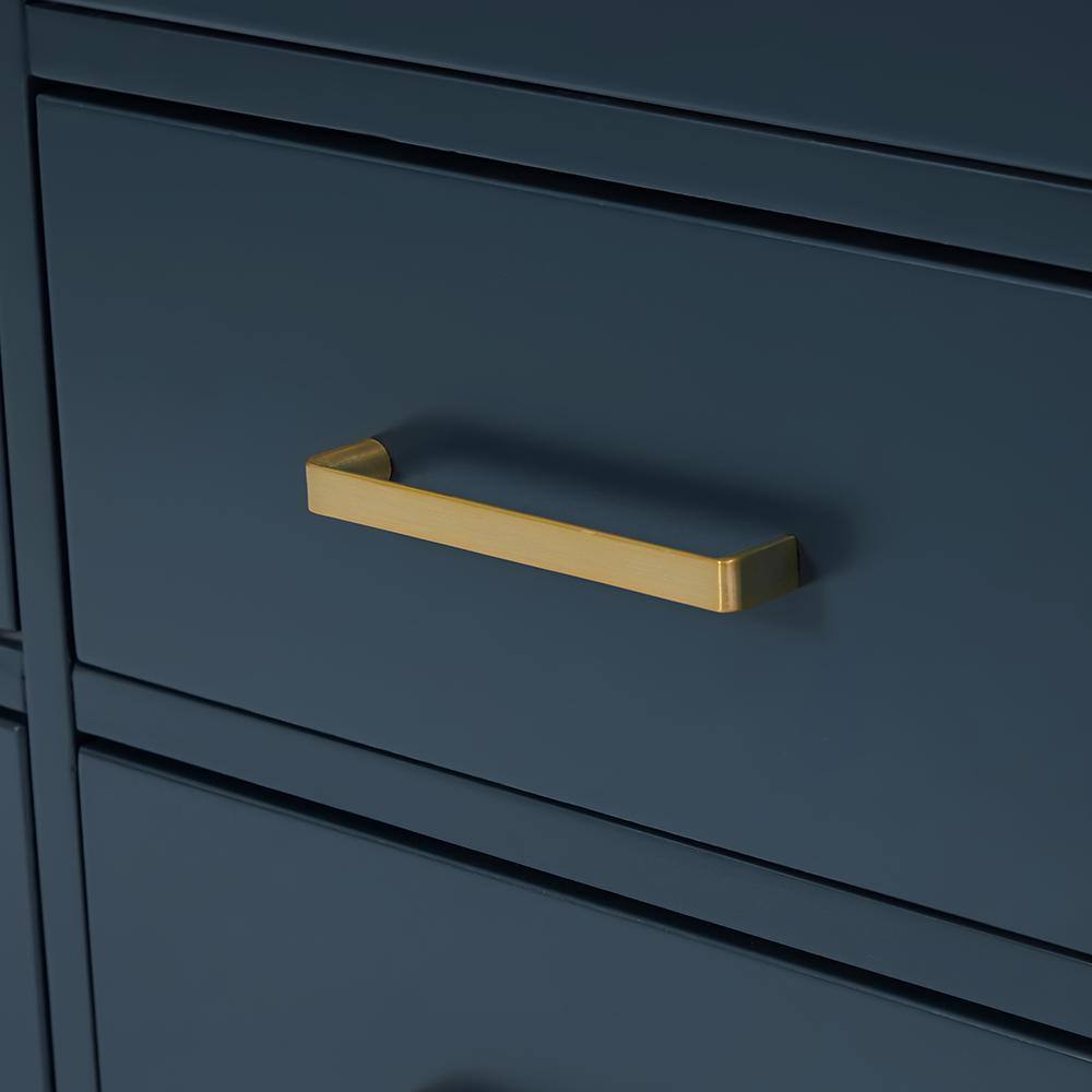 Cambridge Midnight Blue 60" Double Freestanding Vanity Cabinet