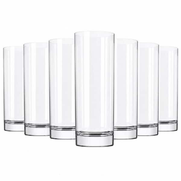 16 oz. Highball Glasses for Beer, Juice and Cocktail, Collins Water Glasses for Bar Glassware, (Set of 8)