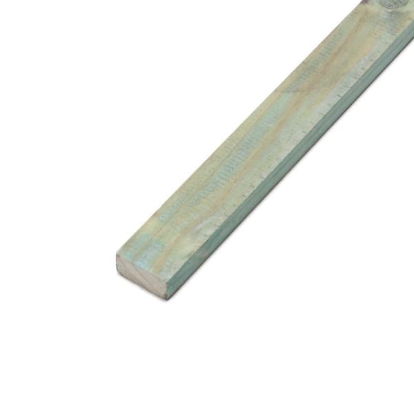 Unbranded 1 in. x 2 in. x 8 ft. Borate Pressure-Treated Board