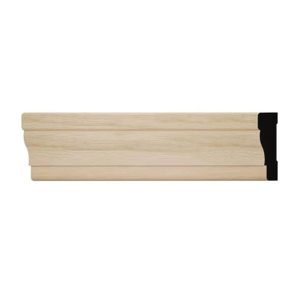 Ekena Millwork WM356 0.69 in. D x 2.25 in. W x 6 in. L Wood (White Oak) Casing Sample