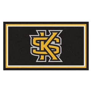 NCAA Kennesaw State University 3 ft. x 5 ft. Ultra Plush Area Rug