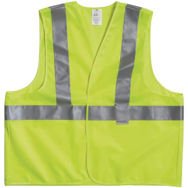 Details about   3M Safety Vest Featuring Scotchlite Reflective Material One Size-94616 