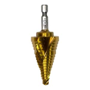 1/4 in. to 1-1/8 in. - #9 Cobalt Spiral Step Drill Bit (15-Steps)