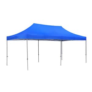 10 ft. x 20 ft. Blue Instant Canopy Pop Up Tent