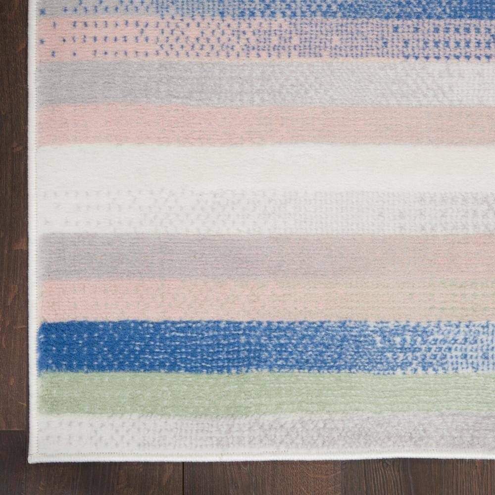 Ivory Multicolor Floral Synthetic 8' x 10' Area Rug