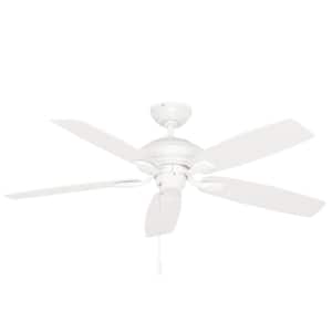Casablanca Fan 60 inch Casual Snow White Ceiling Fan with Remote Control 