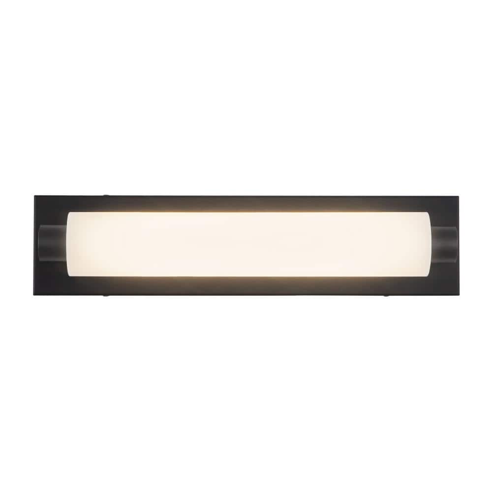 Charleston 19-in Black dimmable LED Bathroom Vanity Light price history on PriceWatchPro