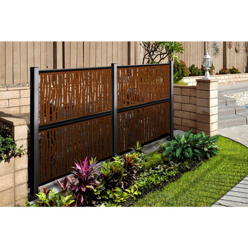 Modinex Espresso Decorative Composite Screen Panel, 2' x 4'