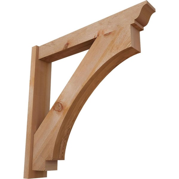 6 in. x 36 in. x 36 in. Imperial Traditional Rough Sawn Western Red Cedar Outlooker