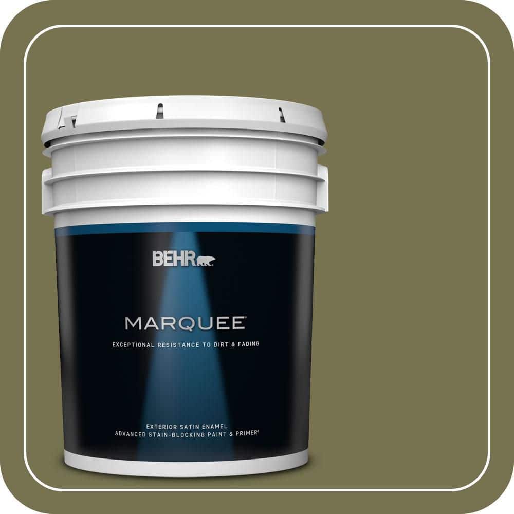5 gal. #S350-6 Truly Olive Satin Enamel Exterior Paint & Primer price history on PriceWatchPro