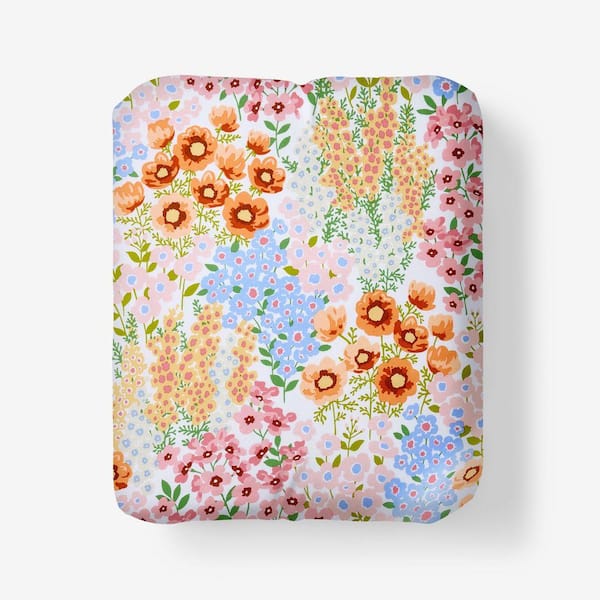 Company Cotton Garden Jubilee Percale Multi Full Fitted Sheet