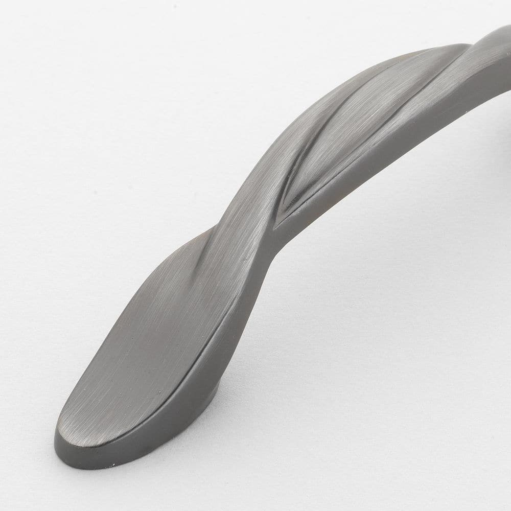 Satin Pewter Brushed Cabinet Pull with Mounting Hardware