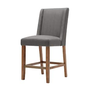 Victor 25.75 in. Grey Wood Counter Stool