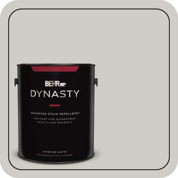 BEHR DYNASTY 1 gal. #PPU26-10 Chic Gray Matte Interior Stain-Blocking Paint & Primer