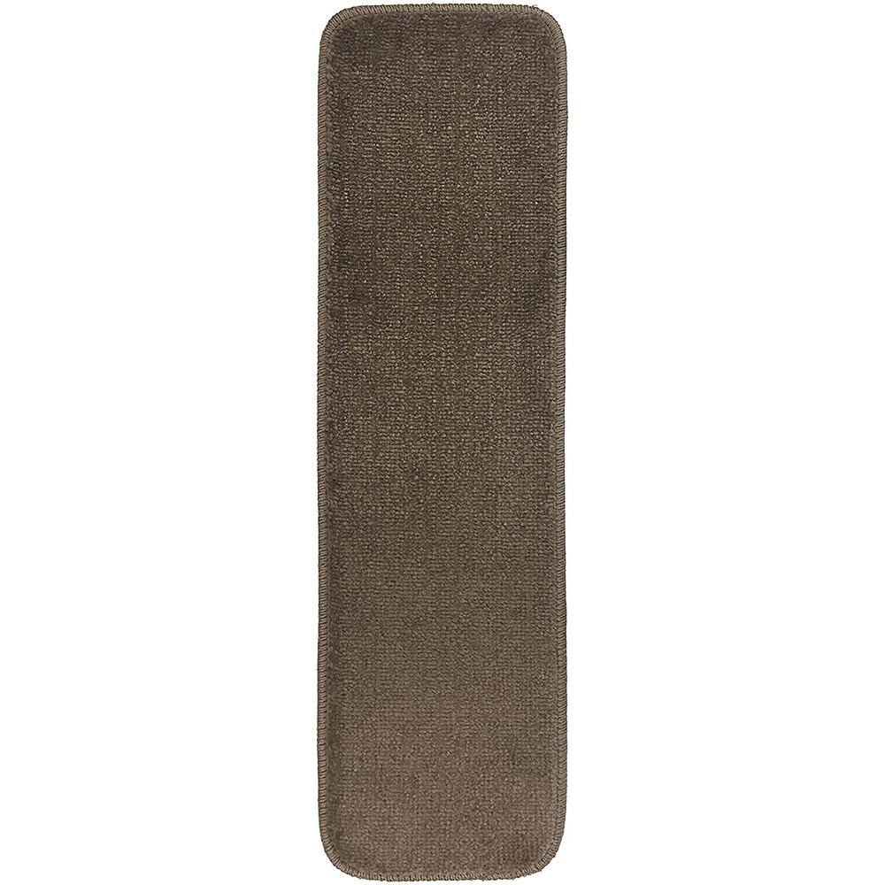Euro Cappucino 7 in. x 24 in. Indoor Carpet Stair Tread Cover Slip Resistant Backing (Set of 7) price history on PriceWatchPro
