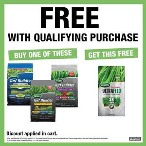 Turf Builder Triple Action 20 lbs. 4,000 sq. ft. Lawn Fertilizer, Weed Killer, Crabgrass Preventer