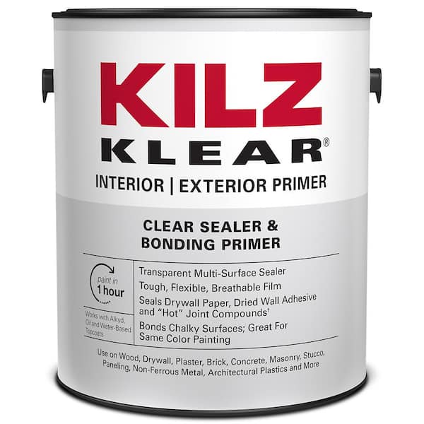 KILZ KLEAR 1 Gal. Clear Interior/Exterior Multi-Surface Primer and Sealer