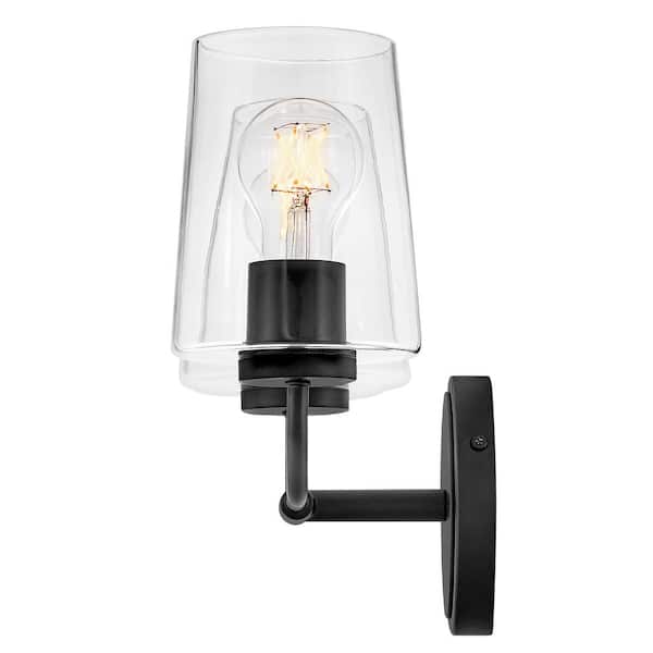 LARK - Kline 14.25 in. 3 Light Black Vanity Light