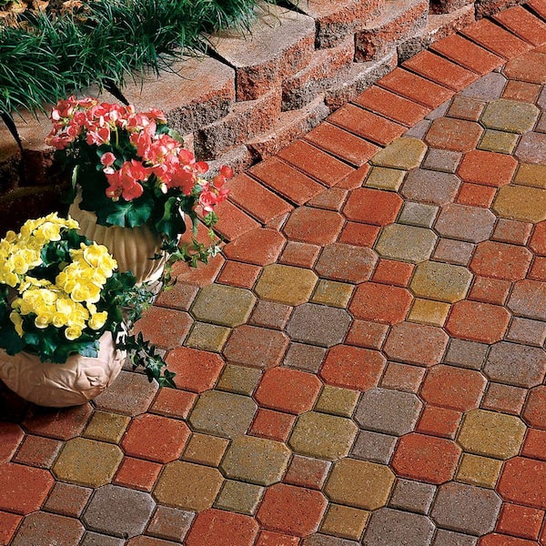 Decorastone 9.06 in. L x 5.51 in. W x 2.36 in. H Oldtown Blend Concrete Paver (350 Pieces/100 sq. ft./Pallet) Decorastone 9.06 in. L x 5.51 in. W x 2.36 in. H Oldtown Blend Concrete Paver (350 Pieces/100 sq. ft./Pallet)