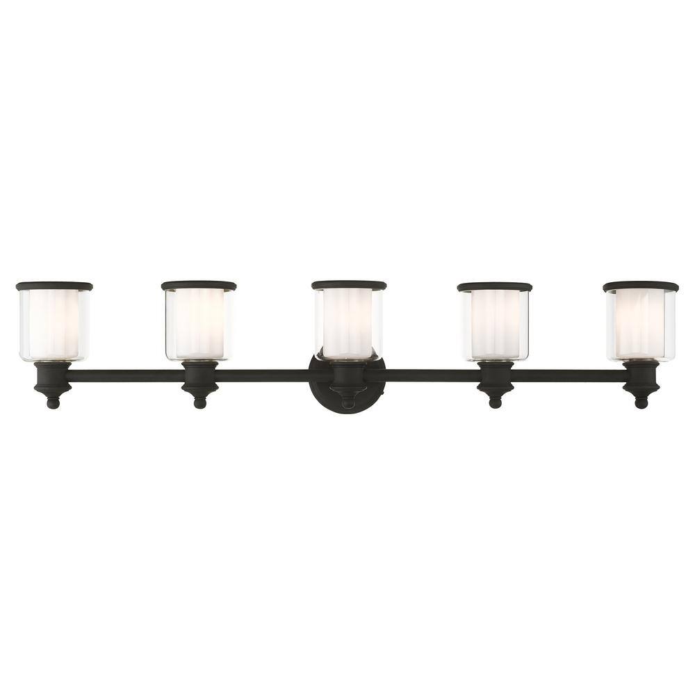 Reviews for Livex Lighting Middlebush 5 Light Black Vanity Sconce Pg