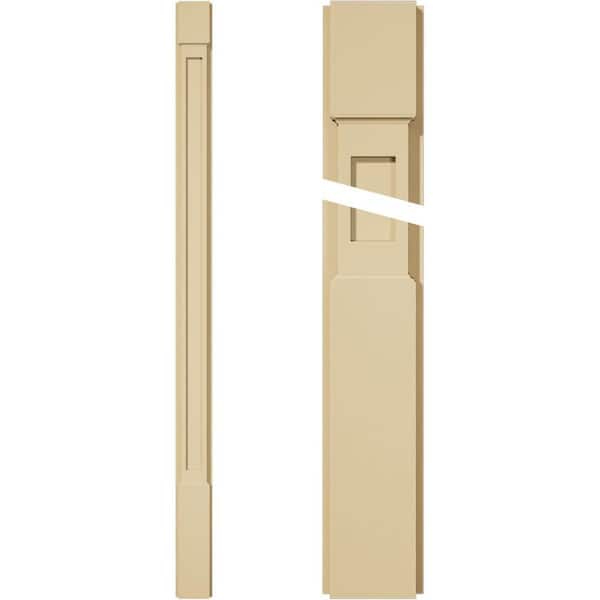 Ekena Millwork 2 in. D x 5 in. W x 82 in. L Primed Polyurethane Pilaster 1- Pack