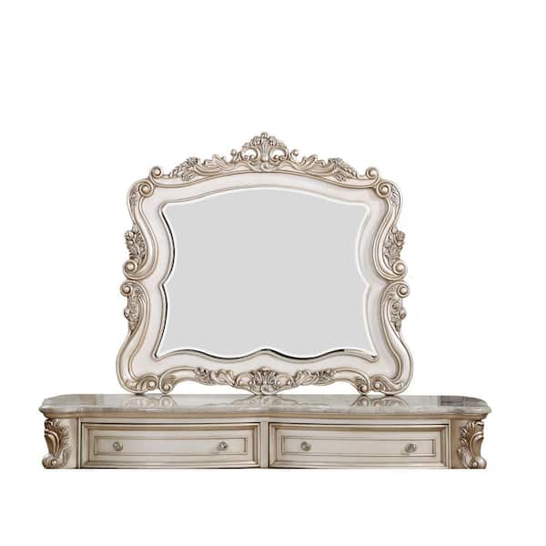 Acme Furniture Gorsedd Antique White Mirror