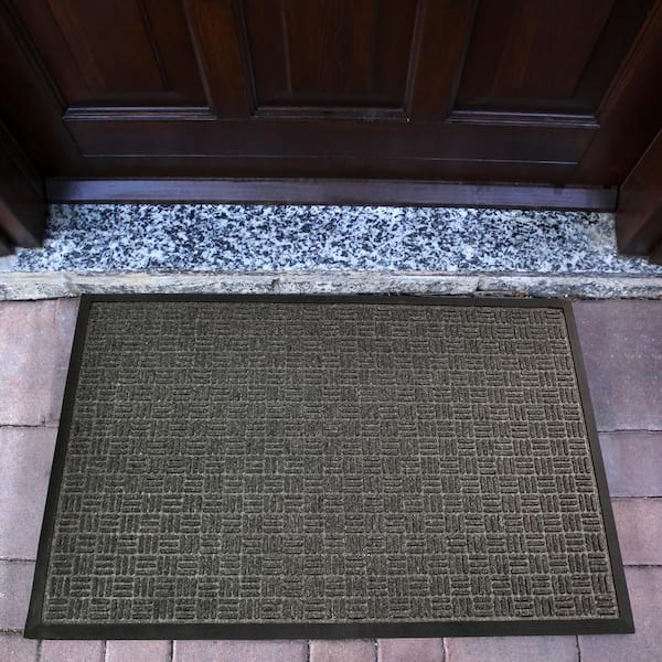 Doortex Ribmat Heavy Duty Indoor/Outdoor Entrance mat-36inchx60inch-Brown