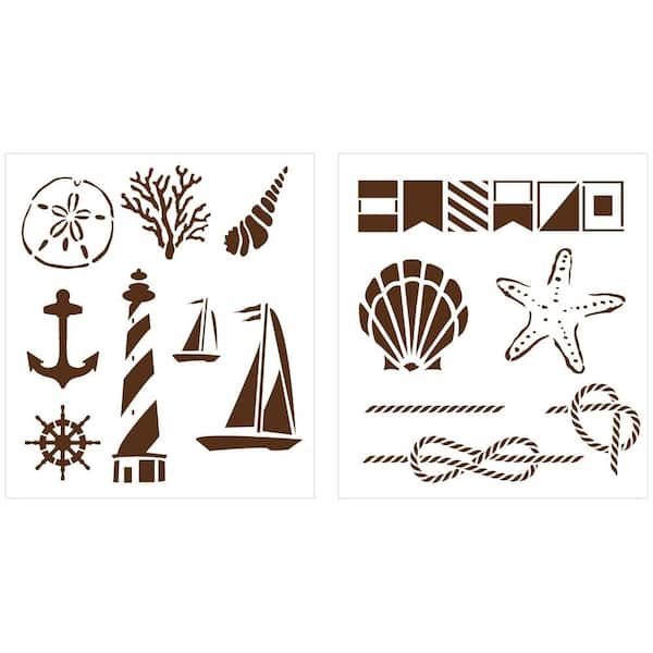 Martha Stewart Crafts Nautical Study Laser-Cut Stencils