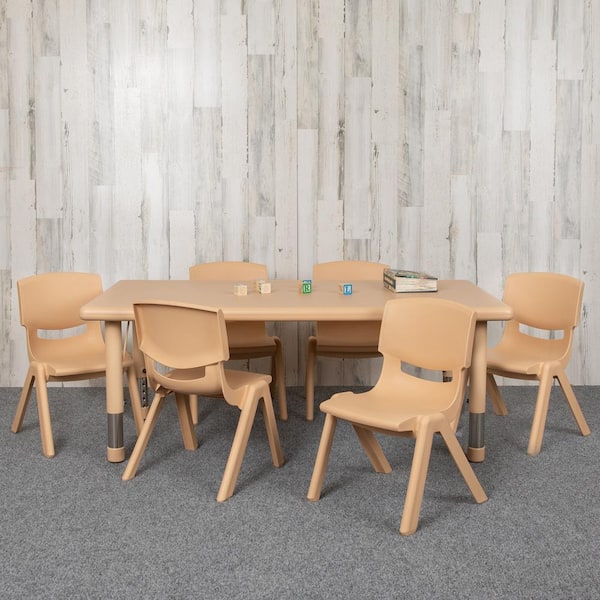 Preschool table and clearance chairs