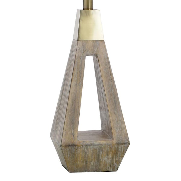 StyleCraft 30 in. Brown Brushed, Brushed Brass, Natural Task