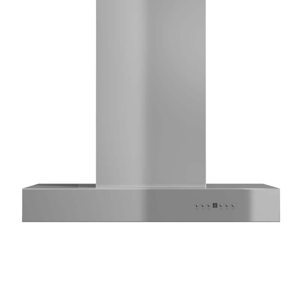 36" Brushed Stainless Steel Island Range Hood