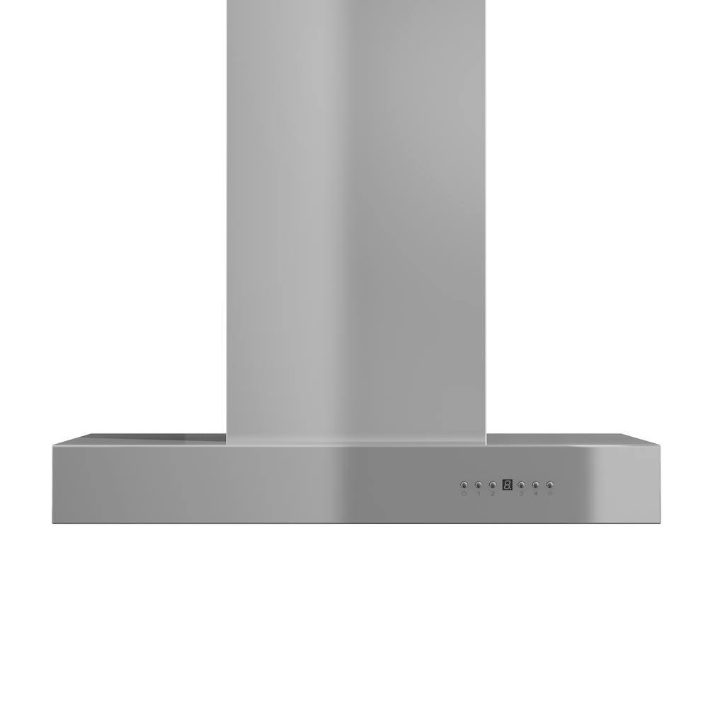 36" Brushed Stainless Steel Island Range Hood